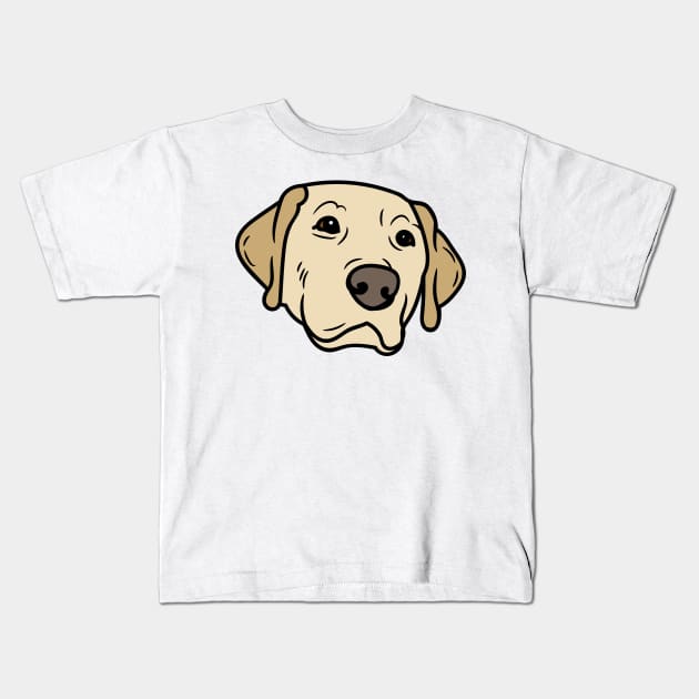 Golden Labrador Kids T-Shirt by elhlaouistore